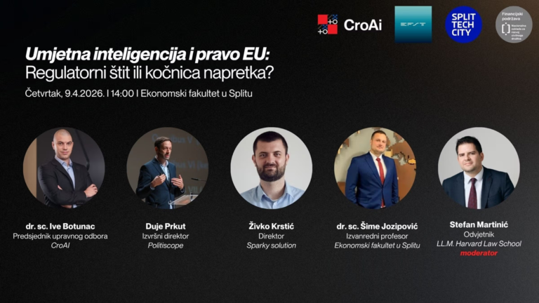 Regulacija umjetne inteligencije u EU: Split domaćin stručne rasprave